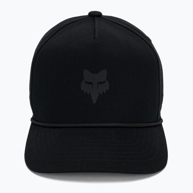 Vyriška kepurė su snapeliu Fox Racing Fox Head Rope Hat black/black 2