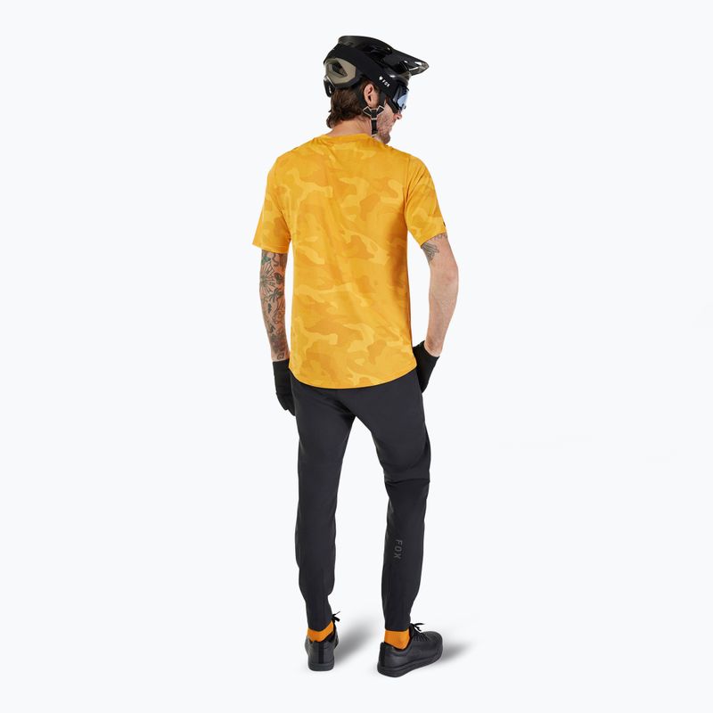 Vyriški dviratininko marškinėliai Fox Racing Ranger Tru Dri tangerine 3