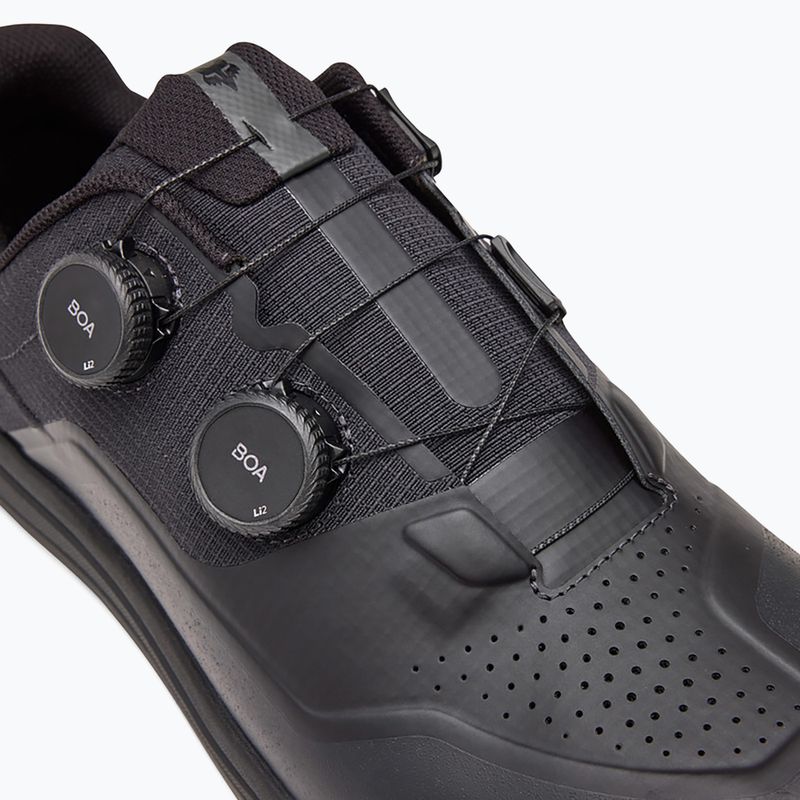 Vyriški platforminiai dviračių batai Fox Racing Union BOA Flat black 14