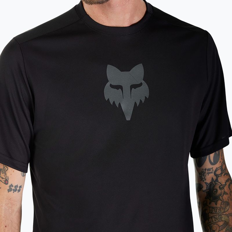 Vyriški dviračių marškinėliai Fox Racing Ranger Fox Head black 3