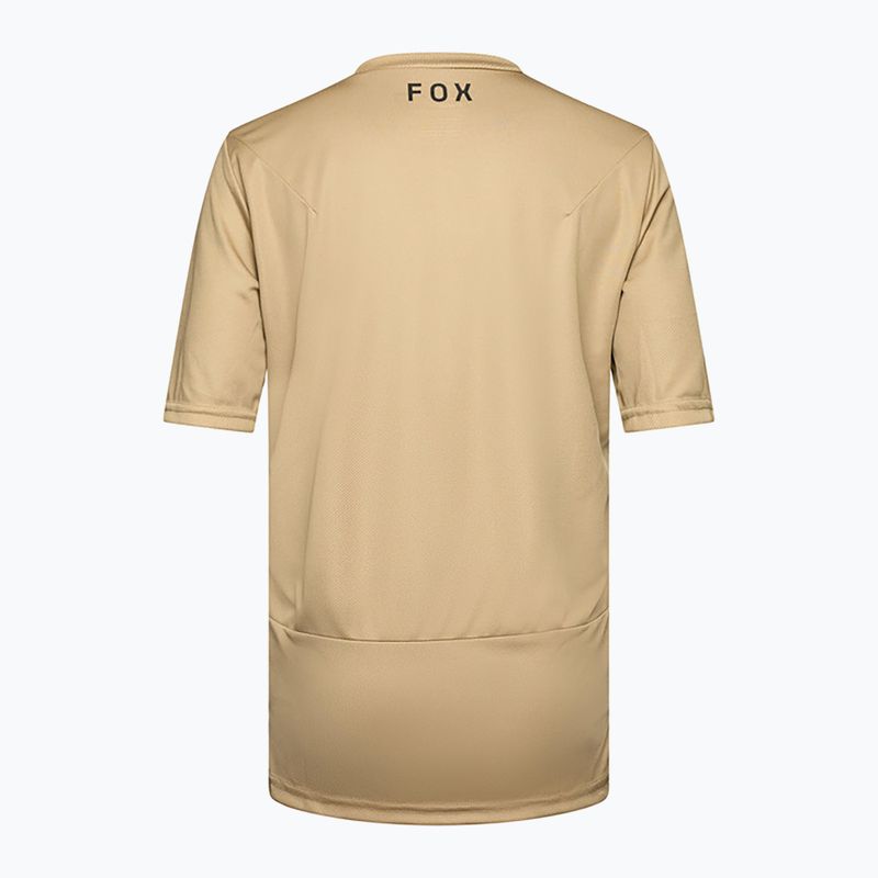 Vyriški "Fox Racing Ranger Fox Head" smėlio spalvos dviratininko marškinėliai 2