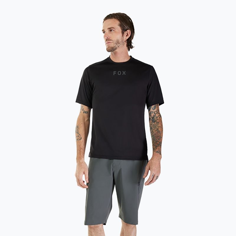 Vyriški dviračių marškinėliai Fox Racing Ranger Wordmark black