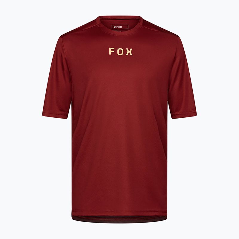 Vyriški dviračių marškinėliai Fox Racing Ranger Wordmark rust brown 5