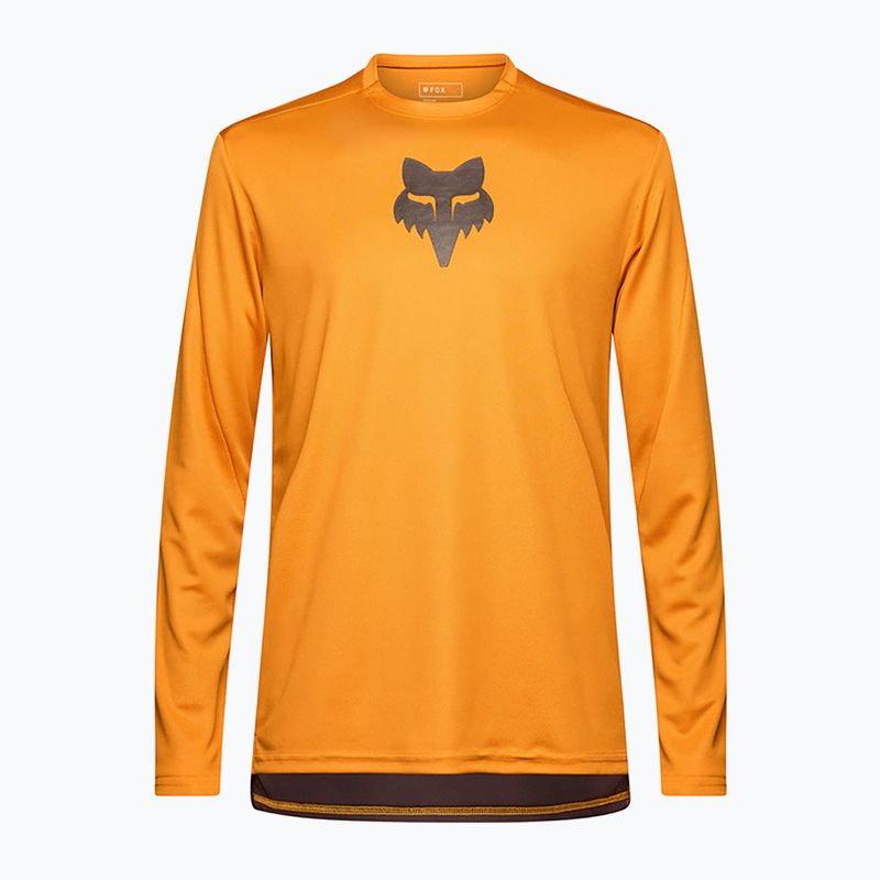Vyriški dviračių marškinėliai ilgomis rankovėmis Fox Racing Ranger Fox Head carmel