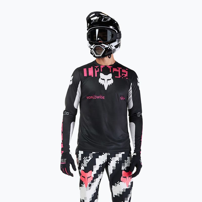 Vyriški dviračių marškinėliai ilgomis rankovėmis Fox Racing Ranger Digi Image black