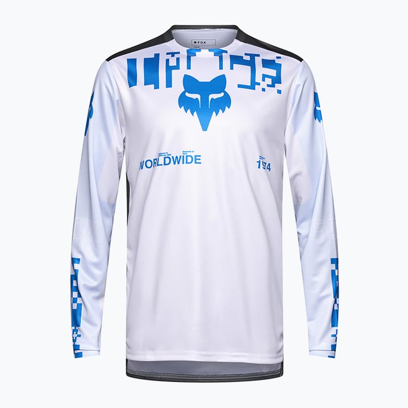 Vyriški dviračių marškinėliai ilgomis rankovėmis Fox Racing Ranger Digi Image white 9