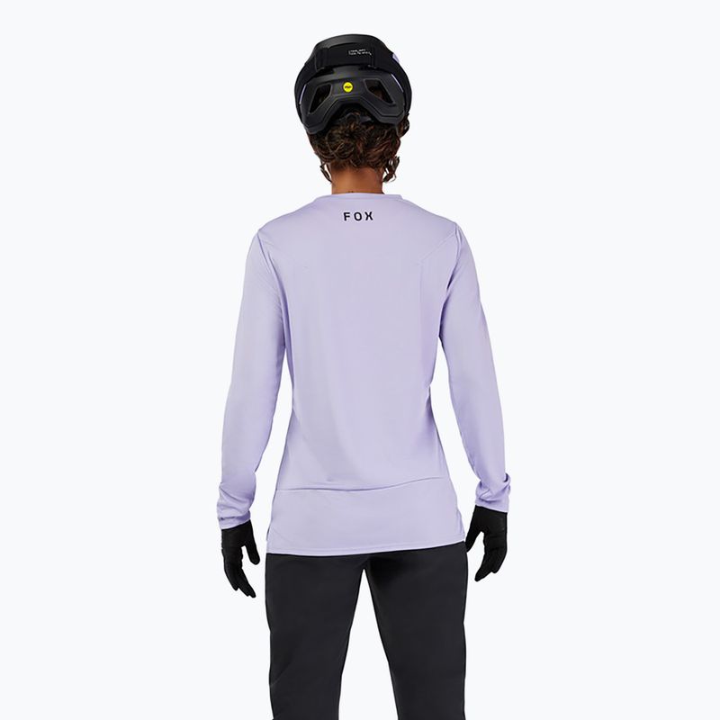 Moteriški dviračių marškinėliai ilgomis rankovėmis Fox Racing Ranger Fox Head W lilac 2