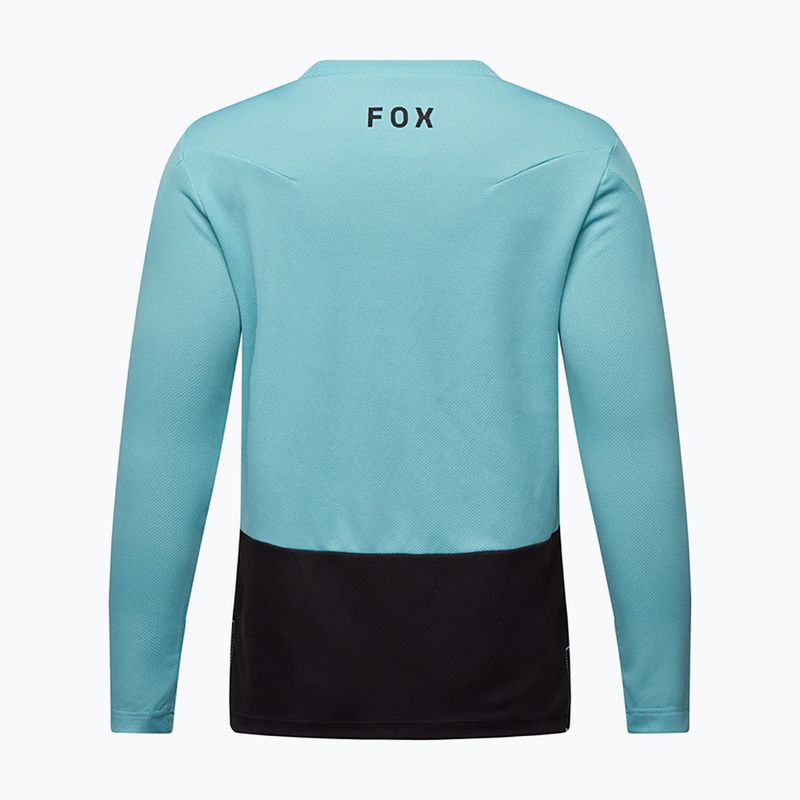 Vaikiški dviračių marškinėliai ilgomis rankovėmis Fox Racing Ranger Fox Head Jr vintage wash blue 2