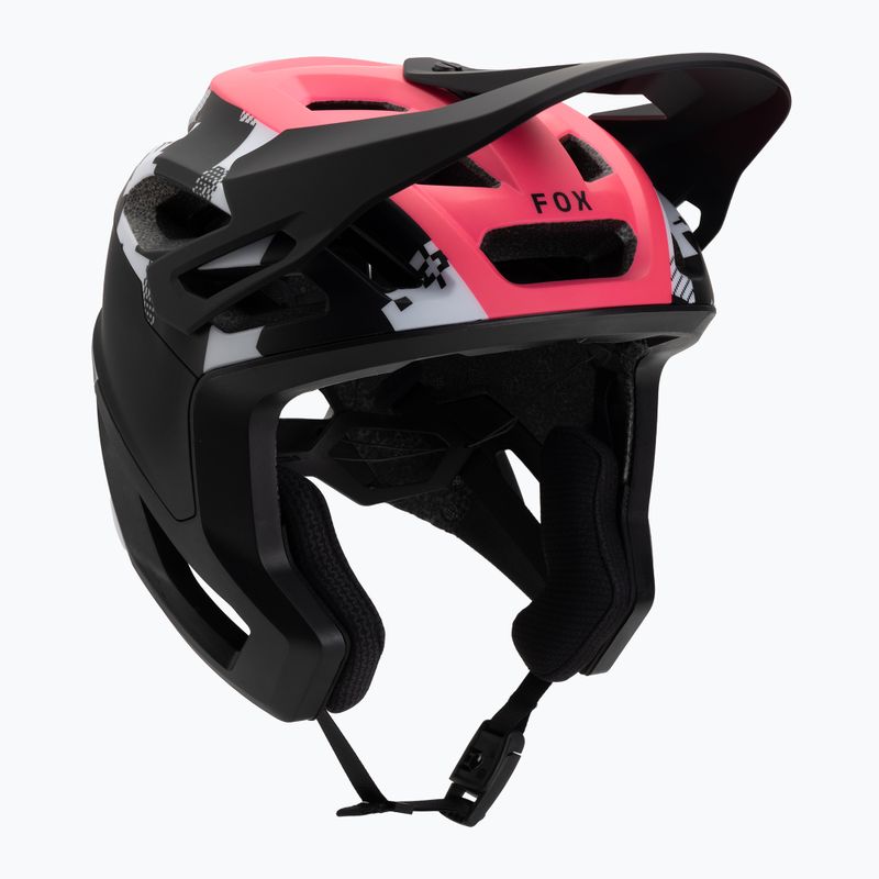 Dviračio šalmas Fox Racing Dropframe Pro Digi Image black/white 8