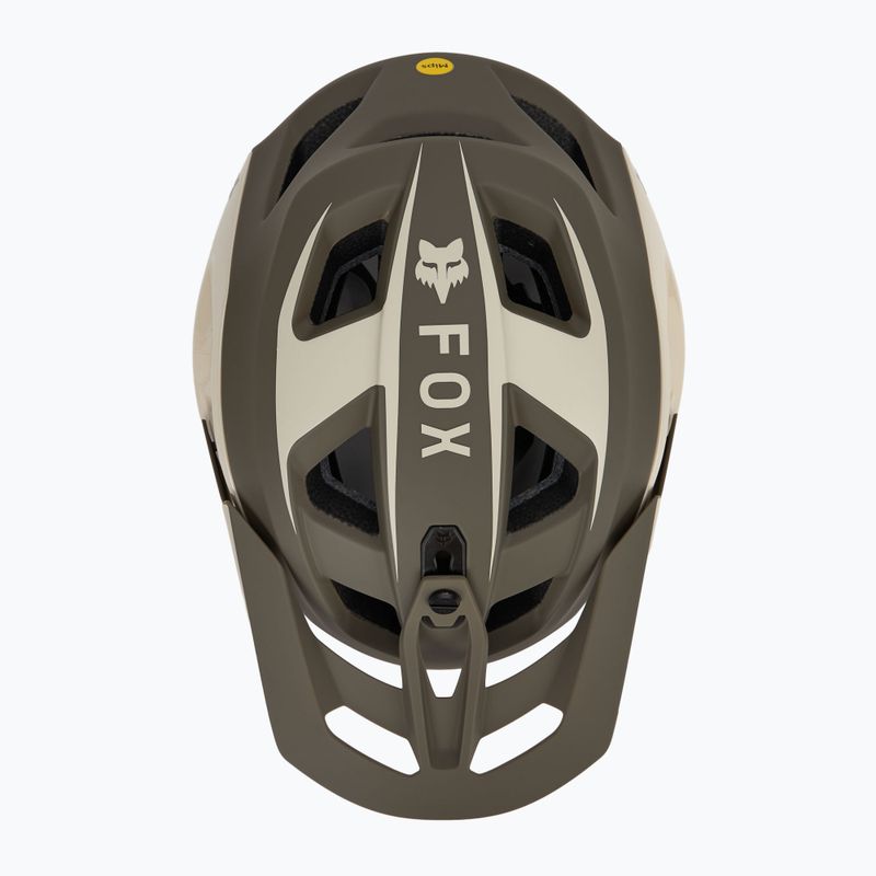 Dviračio šalmas Fox Racing Speedframe Pro Defy cream 5