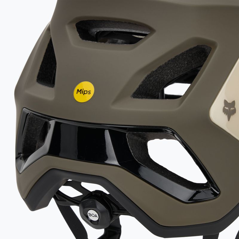 Dviračio šalmas Fox Racing Speedframe Pro Defy cream 8