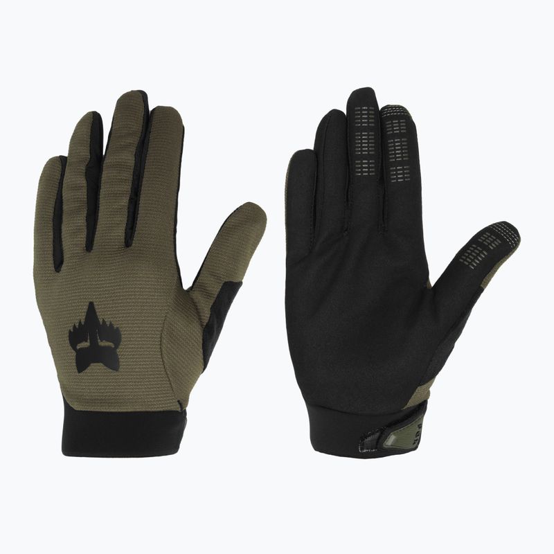 Vyriškos dviračių pirštinės Fox Racing Ranger military