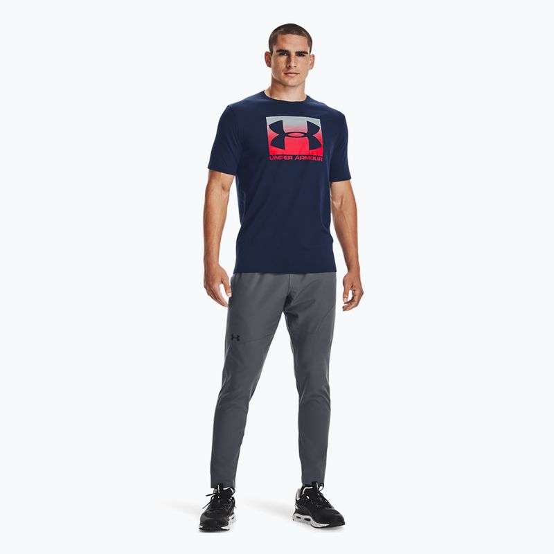 Vyriški Under Armour sportiniai treniruočių marškinėliai Boxed Sportstyle, tamsiai mėlyni 1329581 2