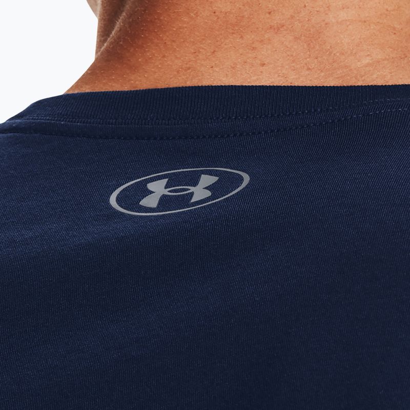 Vyriški Under Armour sportiniai treniruočių marškinėliai Boxed Sportstyle, tamsiai mėlyni 1329581 4