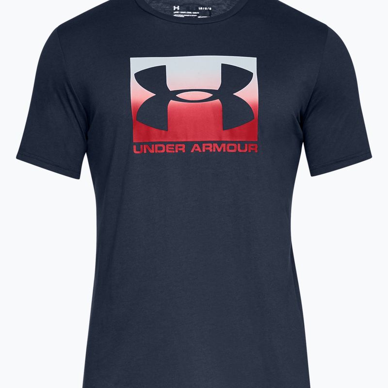 Vyriški Under Armour sportiniai treniruočių marškinėliai Boxed Sportstyle, tamsiai mėlyni 1329581 5