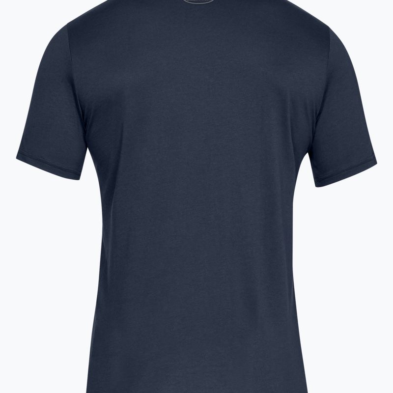 Vyriški Under Armour sportiniai treniruočių marškinėliai Boxed Sportstyle, tamsiai mėlyni 1329581 6