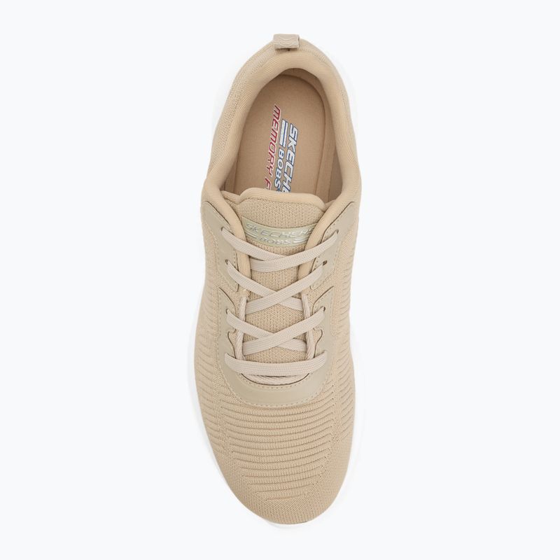 Moteriški batai SKECHERS Bobs Sport Squad Tough Talk beige 5