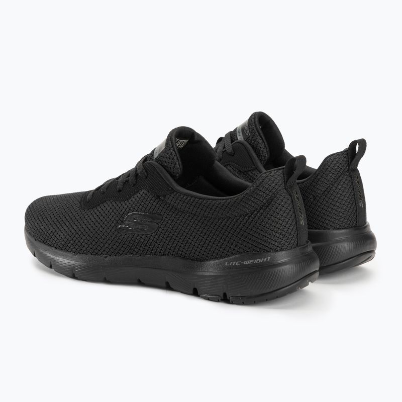 Moteriški treniruočių bateliai SKECHERS Flex Appeal 3.0 First Insight black 3