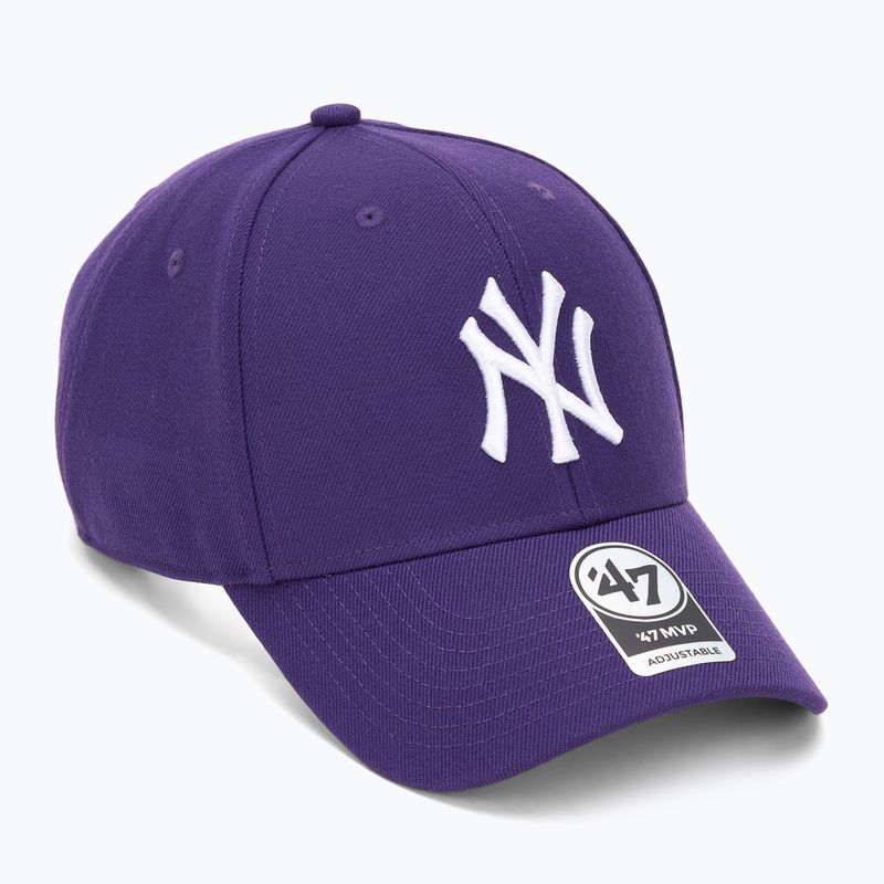 Kepuraitė su snapeliu 47 Brand MLB New York Yankees MVP purple