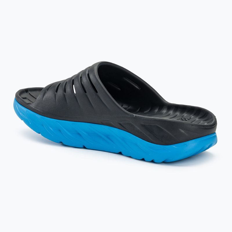 Moteriškos šlepetės HOKA Ora Recovery Slide 2 ebony/dresden blue 3