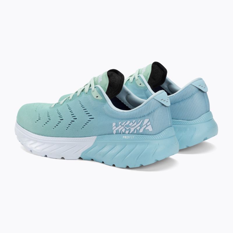 Moteriški bėgimo bateliai HOKA Mach 2 aquamarine/lichen 3