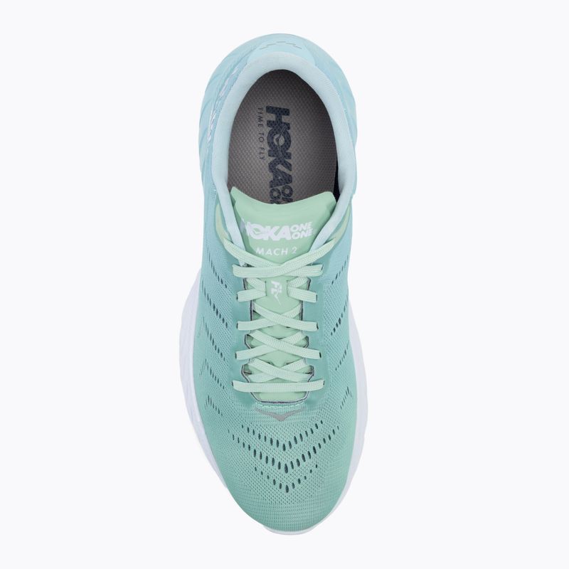 Moteriški bėgimo bateliai HOKA Mach 2 aquamarine/lichen 6