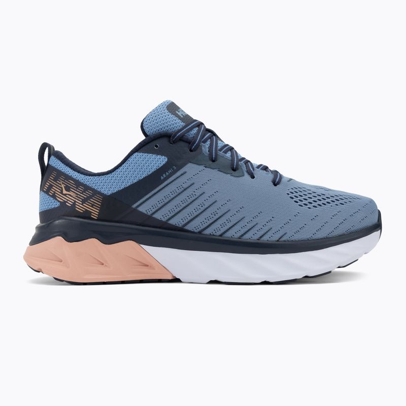 Moteriški bėgimo bateliai HOKA Arahi 3 Wide allure/mood indigo 2