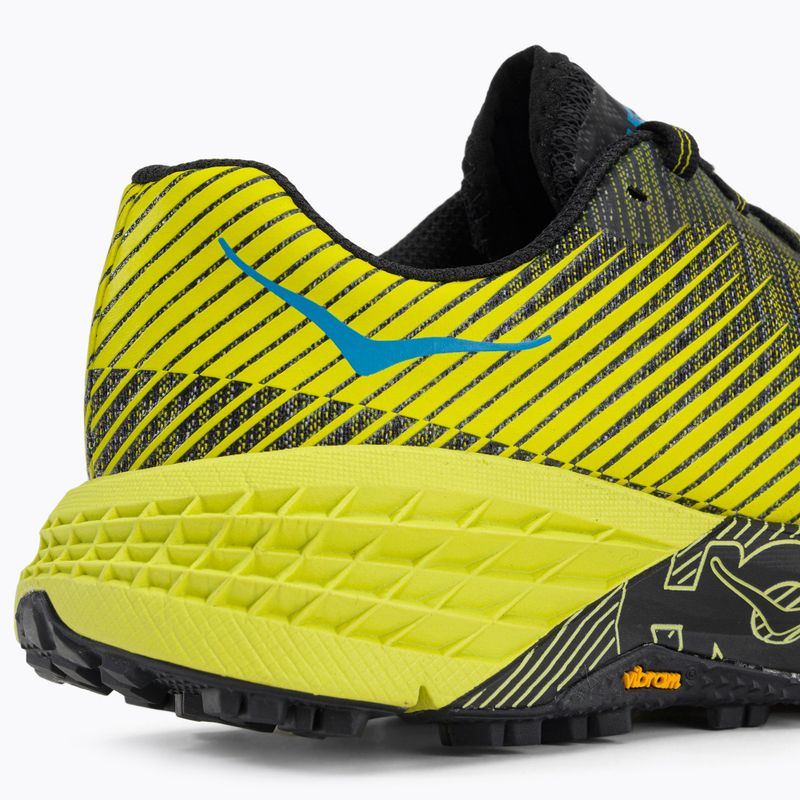 Moteriški bėgimo bateliai HOKA Evo Speedgoat black/yellow 1111430-CIB 10