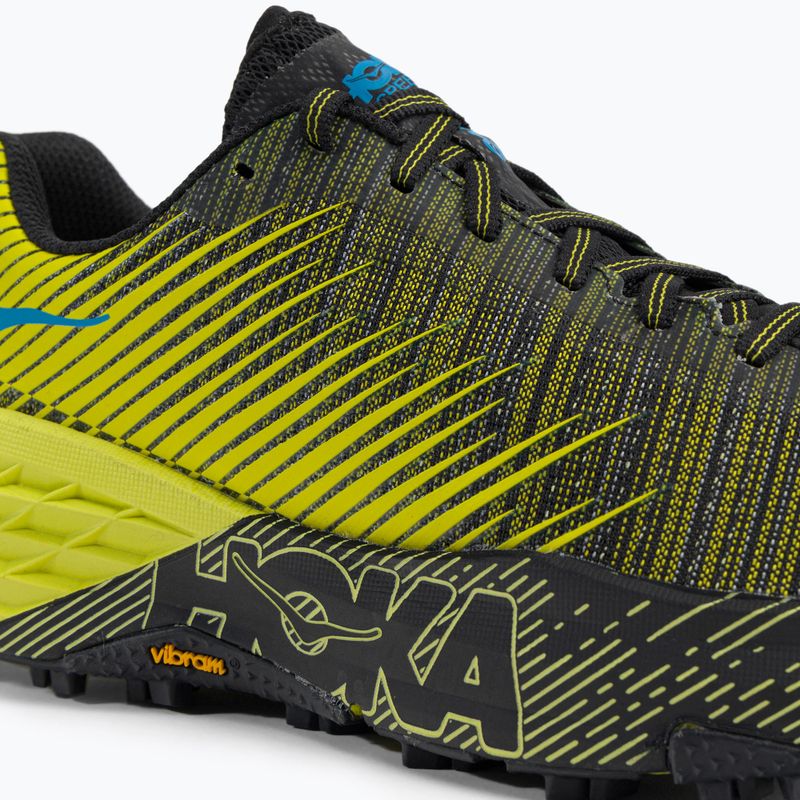 Moteriški bėgimo bateliai HOKA Evo Speedgoat black/yellow 1111430-CIB 11