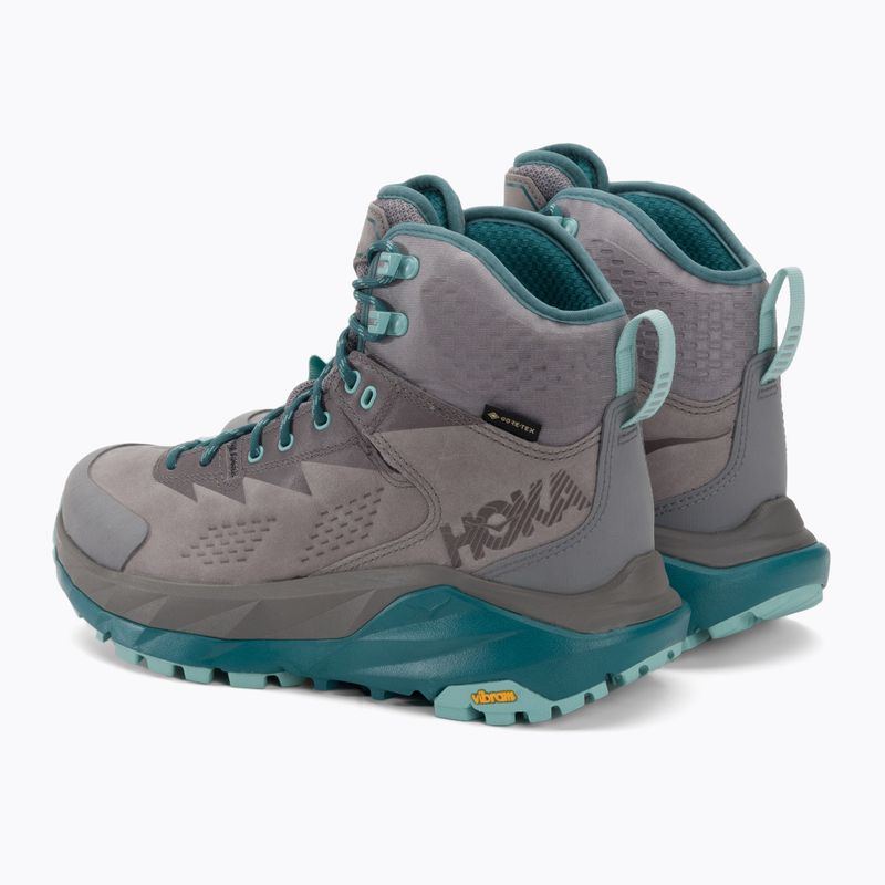 Moteriški trekingo batai HOKA Kaha GTX frost gray/aqua haze 3