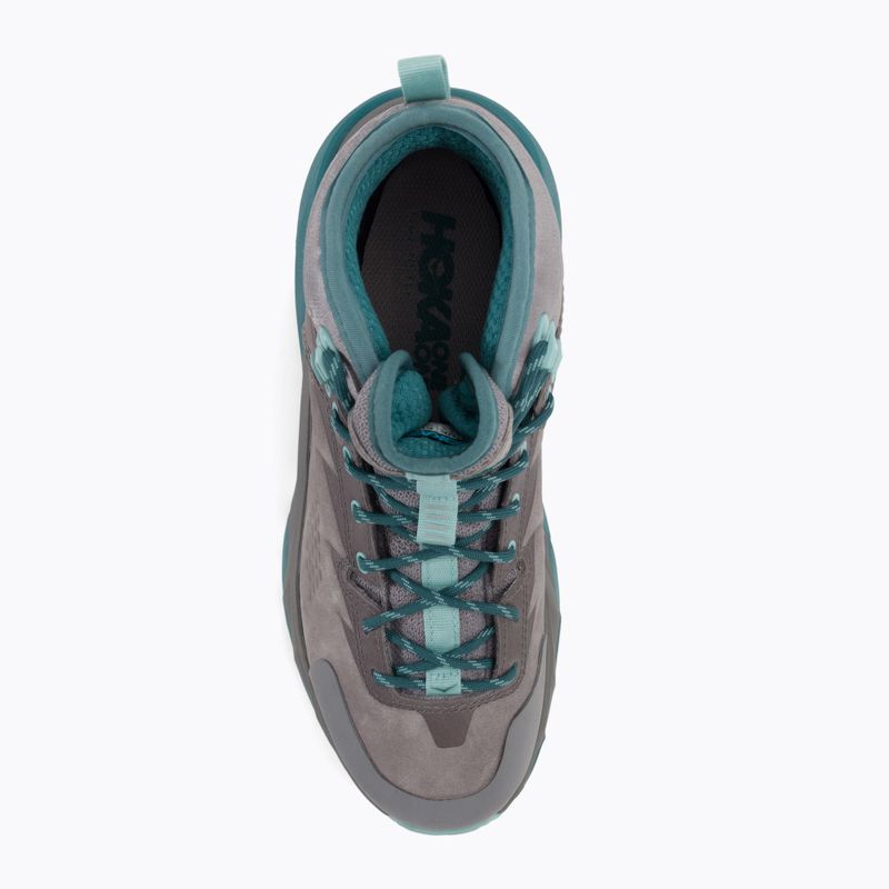Moteriški trekingo batai HOKA Kaha GTX frost gray/aqua haze 6
