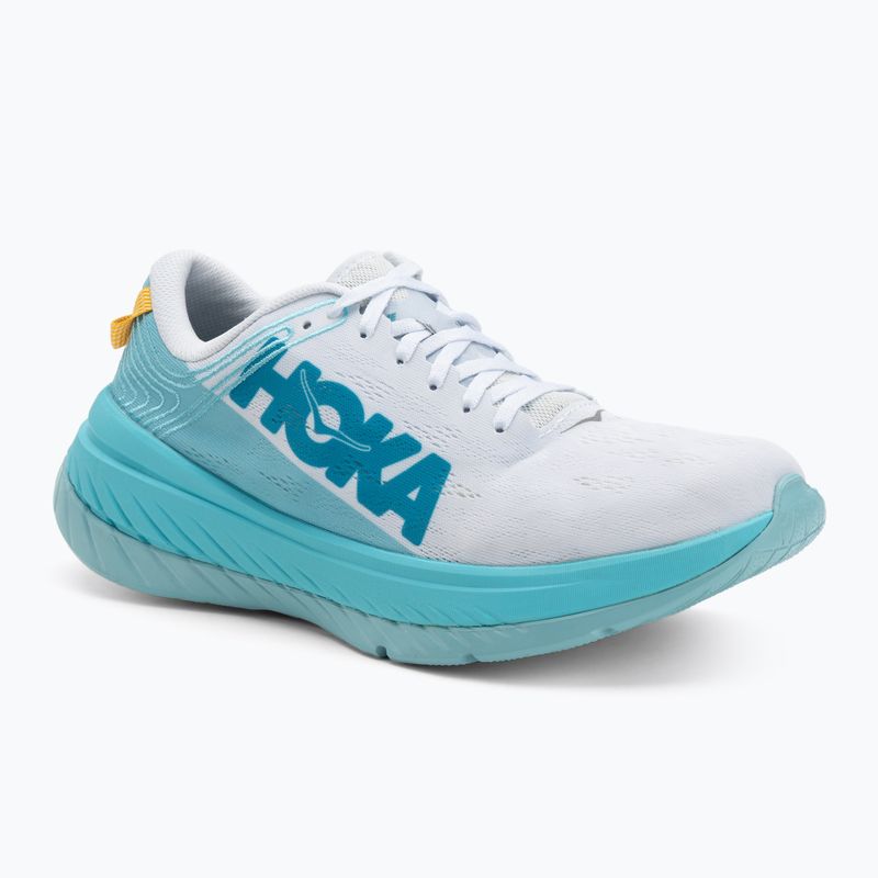 Moteriški bėgimo batai HOKA Carbon X white/angel blue