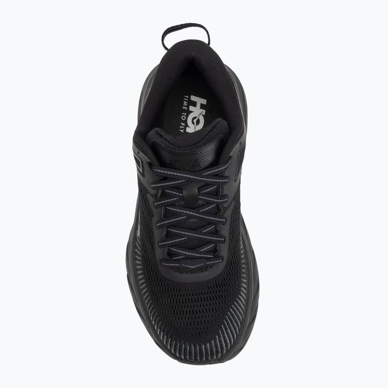 Moteriški bėgimo batai HOKA Bondi 7 black/black 5