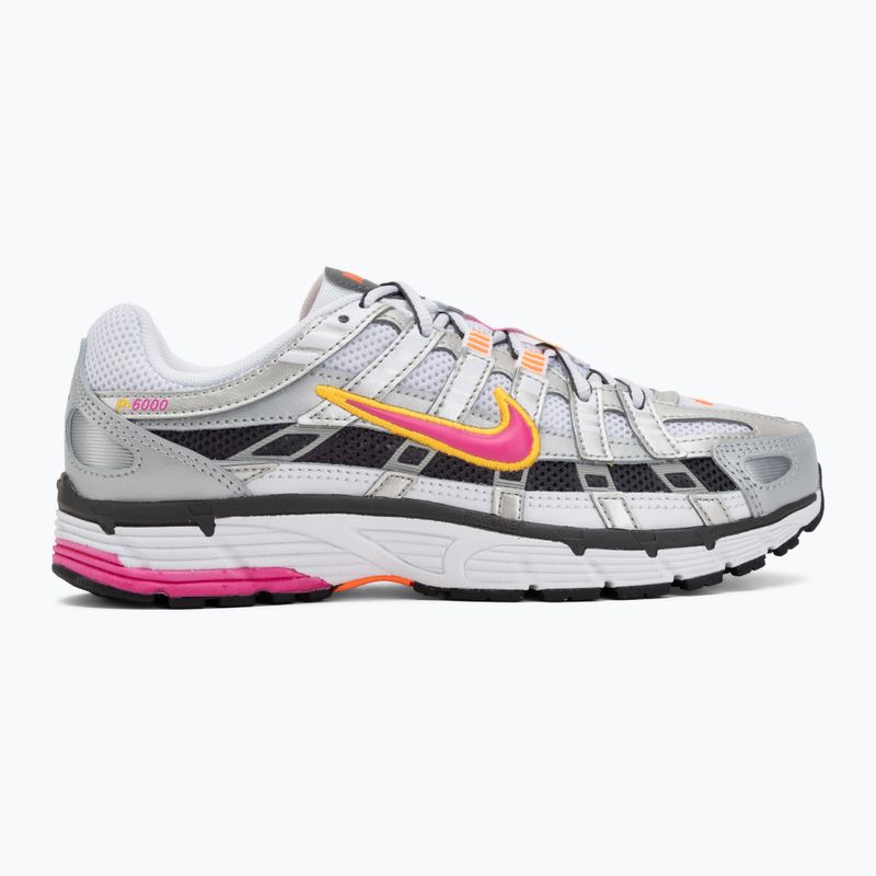 Moteriški batai Nike P-6000 white/metallic platinum/laser fuchsia 2