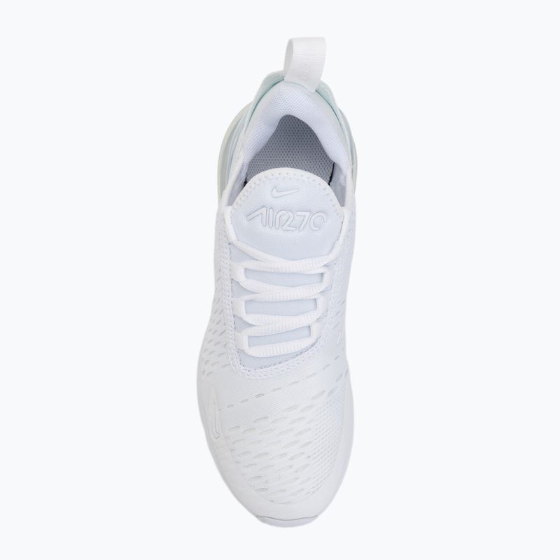 Vaikiški batai Nike Air Max 270 white/metallic silver/white 5
