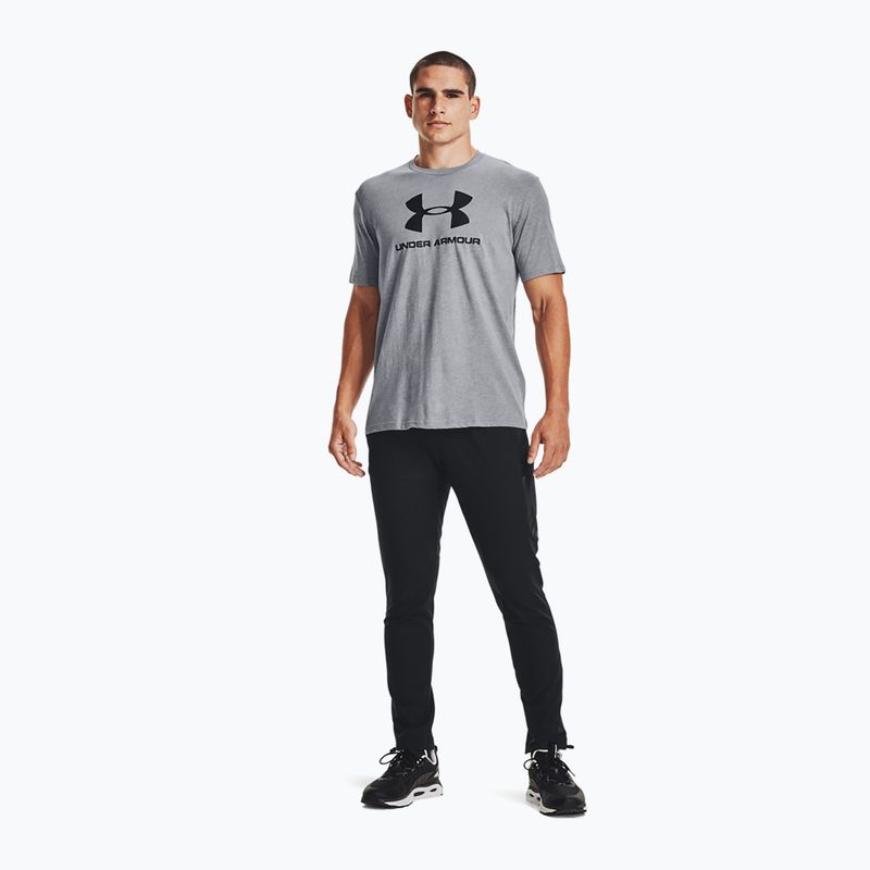 Under Armour vyriški treniruočių marškinėliai UA Sportstyle Logo SS Grey 1329590 2