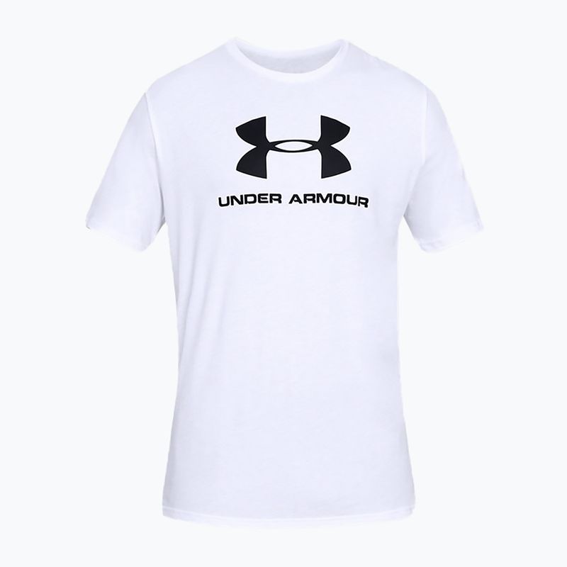 Vyriški treniruočių marškinėliai Under Armour Sportstyle Logo SS white 1329590 3