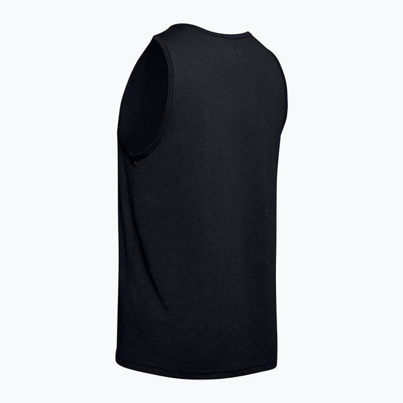 Vyriškas Under Armour Sportstyle Logo Training Tank juodos spalvos 1329589 2