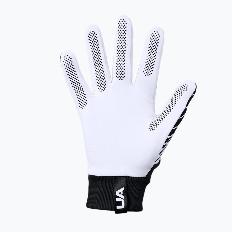 Under Armour Field Player'S 2.0 juodai baltos vyrų futbolo pirštinės 1328183-001 6