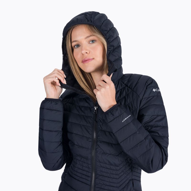 Columbia Powder Lite Mid moteriška pūkinė striukė juoda 1748311 6