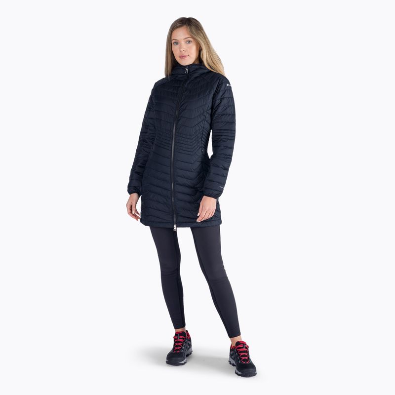Columbia Powder Lite Mid moteriška pūkinė striukė juoda 1748311 7