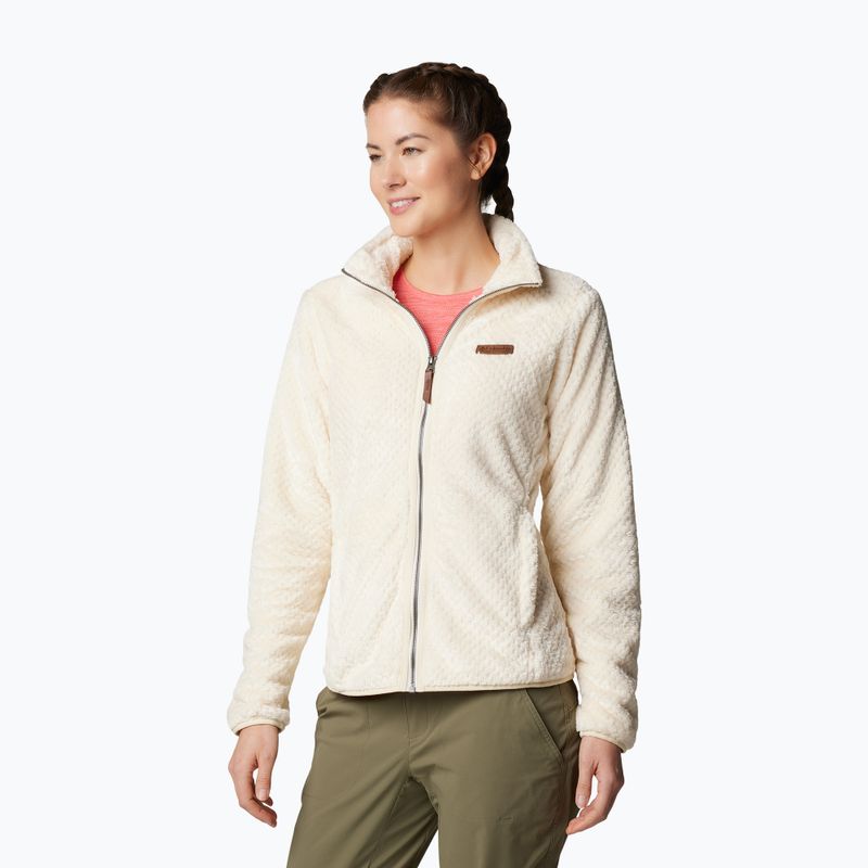 Moteriškas džemperis Columbia Fire Side II Sherpa Full Zip chalk 4
