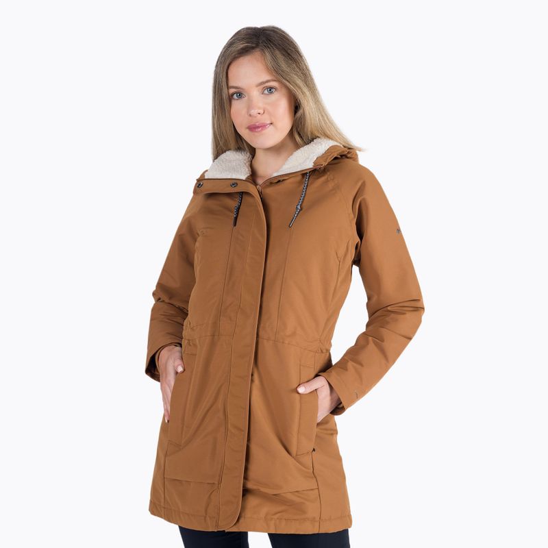 Columbia South Canyon Sherpa Lined brown moteriška žieminė striukė 1859842
