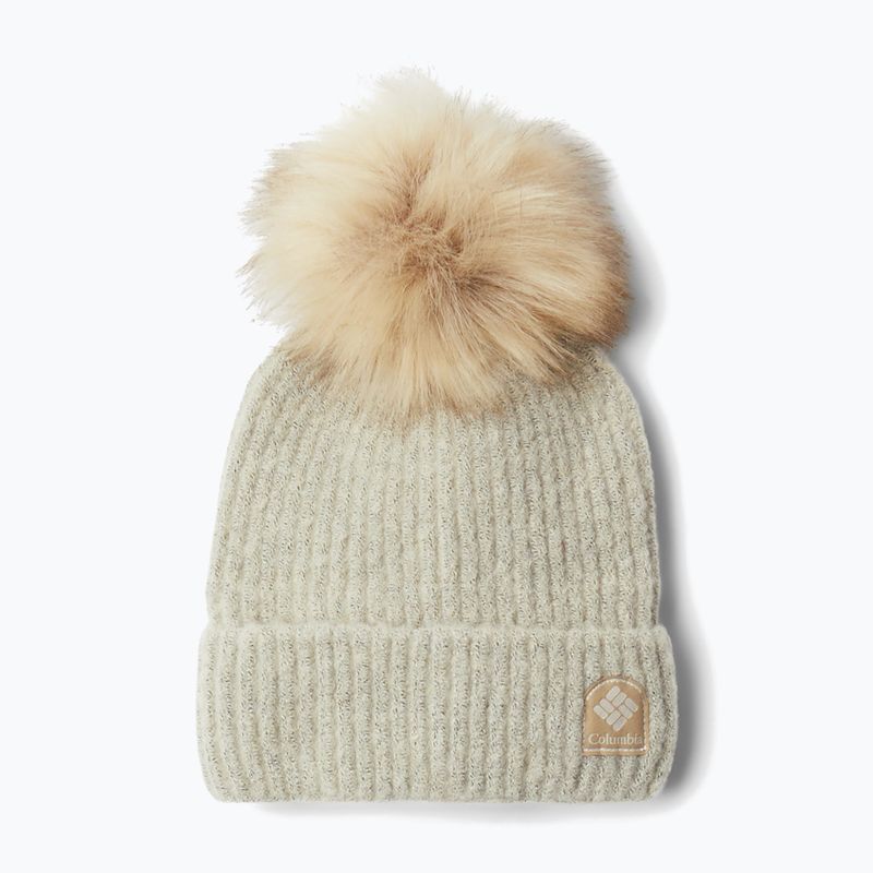 Žieminė kepurė Columbia Winter Blur Pom Pom chalk