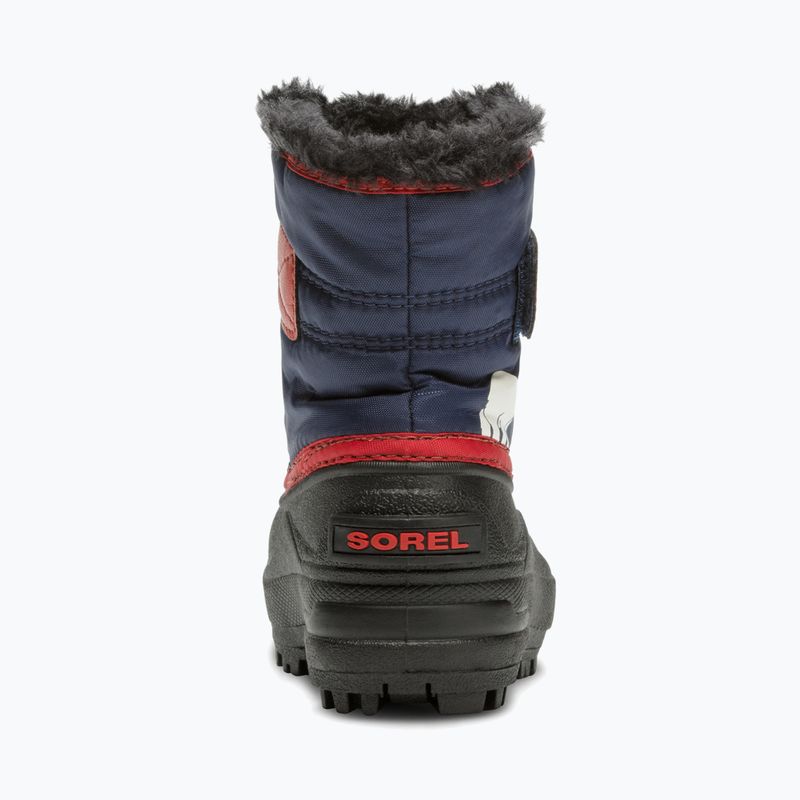 Vaikiški sniego batai Sorel Snow Commander nocturnal/sail red 10