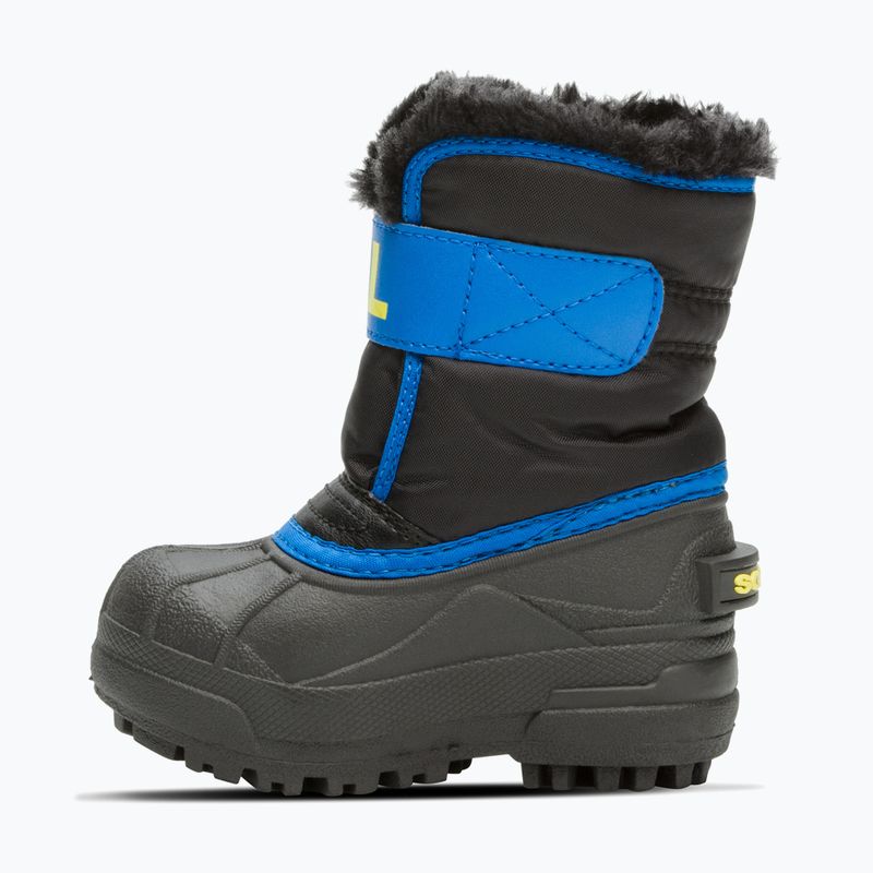 Vaikiški sniego batai Sorel Snow Commander black/super blue 8