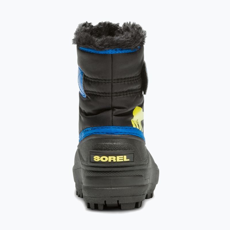 Vaikiški sniego batai Sorel Snow Commander black/super blue 10