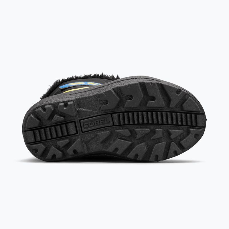 Paauglių sniego batai Sorel Snow Commander black/super blue 12