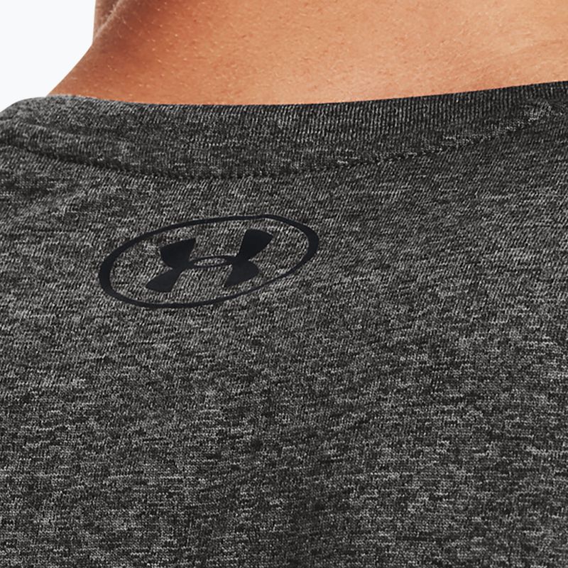 Under Armour Tech 2.0 carbon heather/black vyriški treniruočių marškinėliai 3