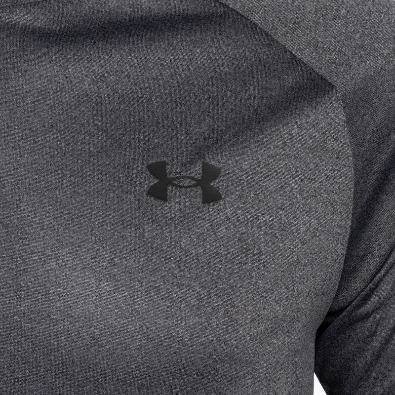 Under Armour Tech 2.0 carbon heather/black vyriški treniruočių marškinėliai 6